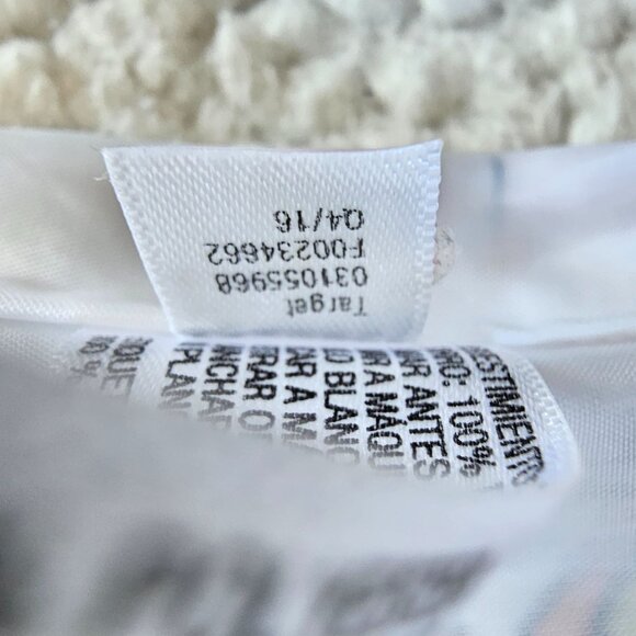 Genuine Kids OshKosh Girls 2T Multicolor Dress Geometric Pattern Pink Yellow - Picture 8 of 8